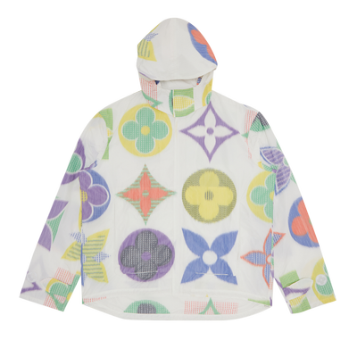 Louis Vuitton Colorful Jumbo Monogram Windbreaker Rain Coat