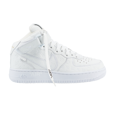 Louis Vuitton x Air Force 1 Mid 'Triple White'