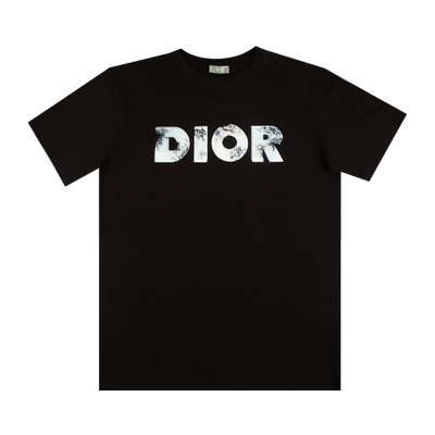 Dior x Daniel Arsham Eroded Logo 3D Print Tee 'Black'