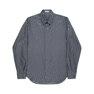 Dior New Oblique Jacquard Shirt 'Grey'