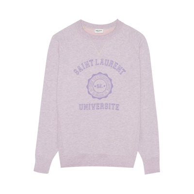 Saint Laurent "Saint Laurent Université" Sweatshirt 'Lilas'