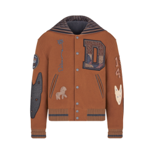 Dior x Cactus Jack Baseball Blouson 'Coffee Brown'