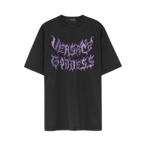 Versace Goddess Logo T-Shirt 'Black'