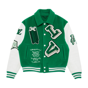 Louis Vuitton Varsity Jacket In Green