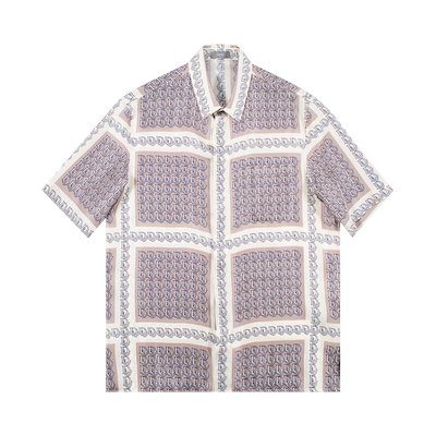 Dior Oblique Checks Printed Shirt 'Beige/Ivory'