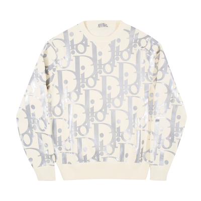 Dior Oblique Reflective Crewneck 'Beige'