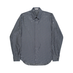 Dior New Oblique Jacquard Shirt 'Grey'