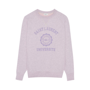 Saint Laurent "Saint Laurent Université" Sweatshirt 'Lilas'