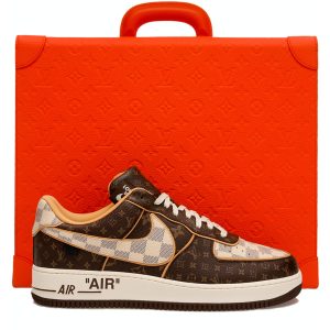 Nike Air Force 1 Low Louis Vuitton Monogram Brown Damier Azur